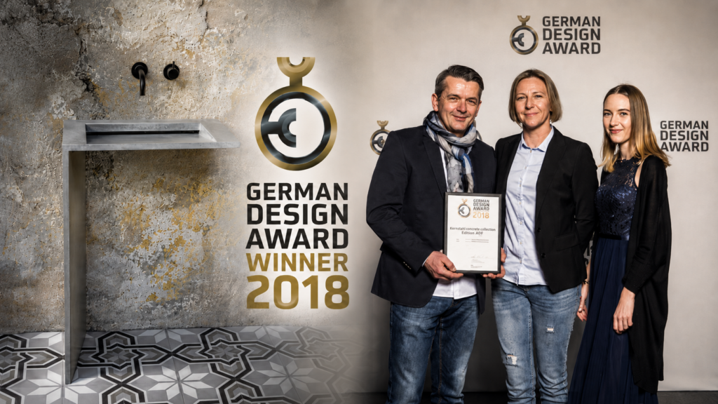 German Design Award Gewinner Jaroslaw Nonnast für exklusives Beton-Design und hochwertige Handwerkskunst.